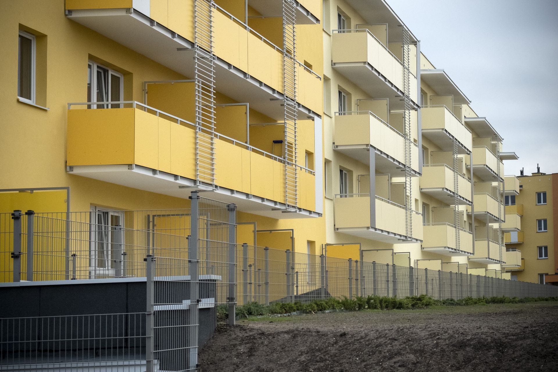 budynek osiedle Jar widok na balkony